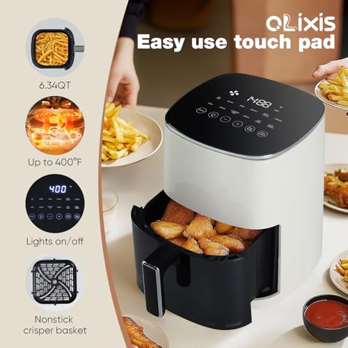 6 Quart Square Air Fryer with Window N716