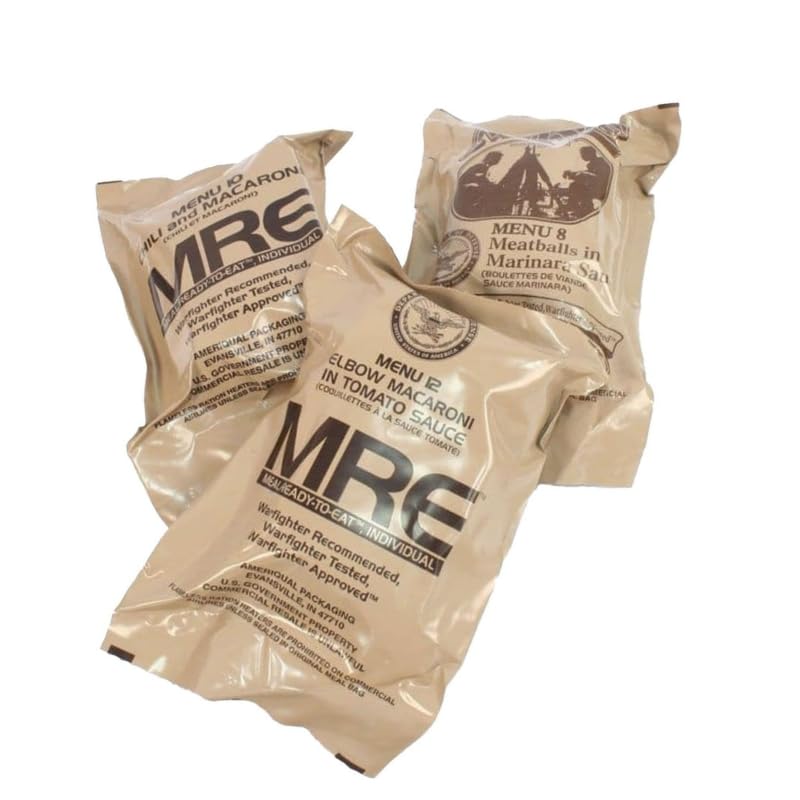 3 Pack 1250 Cal MRE Meals X69766
