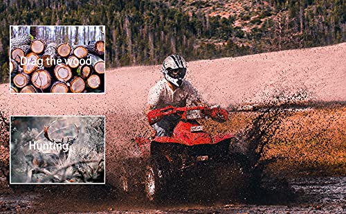 3000 lb 12V DC Electric Winch with Synthetic Rope Z494501