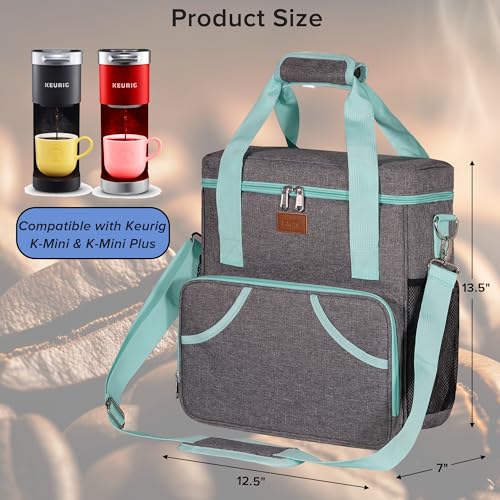 Pink Travel Bag for Single Serve Coffee Brewer with Shoulder Strap H296557