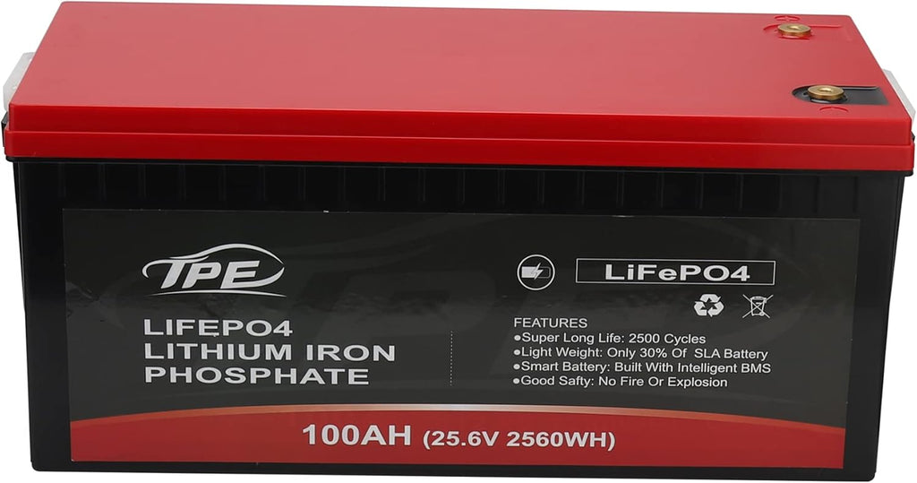 24V 100AH Rechargeable Deep Cycle Lithium Iron Phosphate Battery J377364