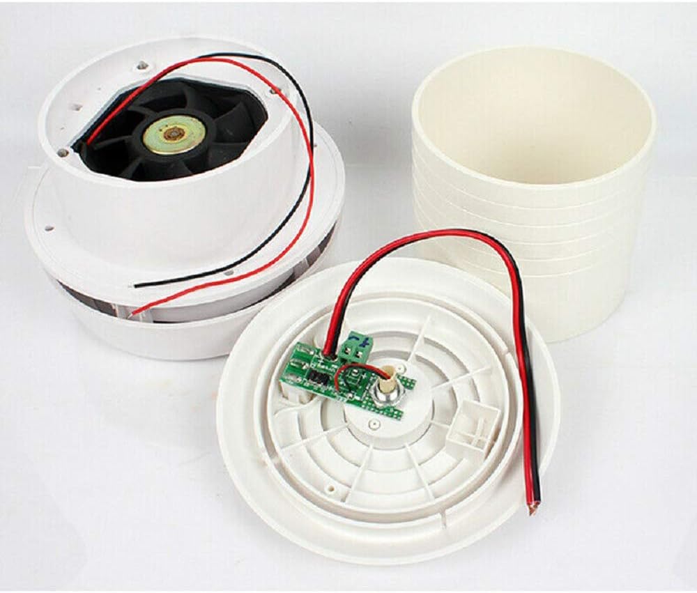 12V Roof Vent Exhaust Cooling Fan with LED Light Q894986