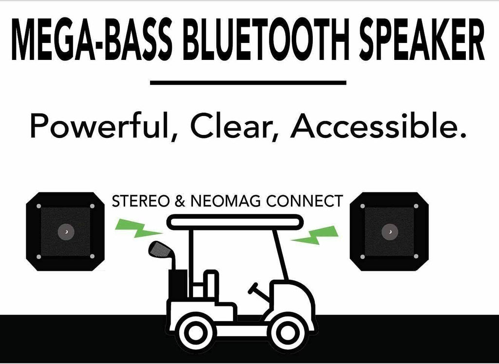 Portable Bluetooth Speaker with Magnetic Golf Cart Mount S928108
