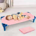 Pink Brushed Microfiber Standard Size Cot Sheet with Elastic Corner Strap, 1 Pack D79507