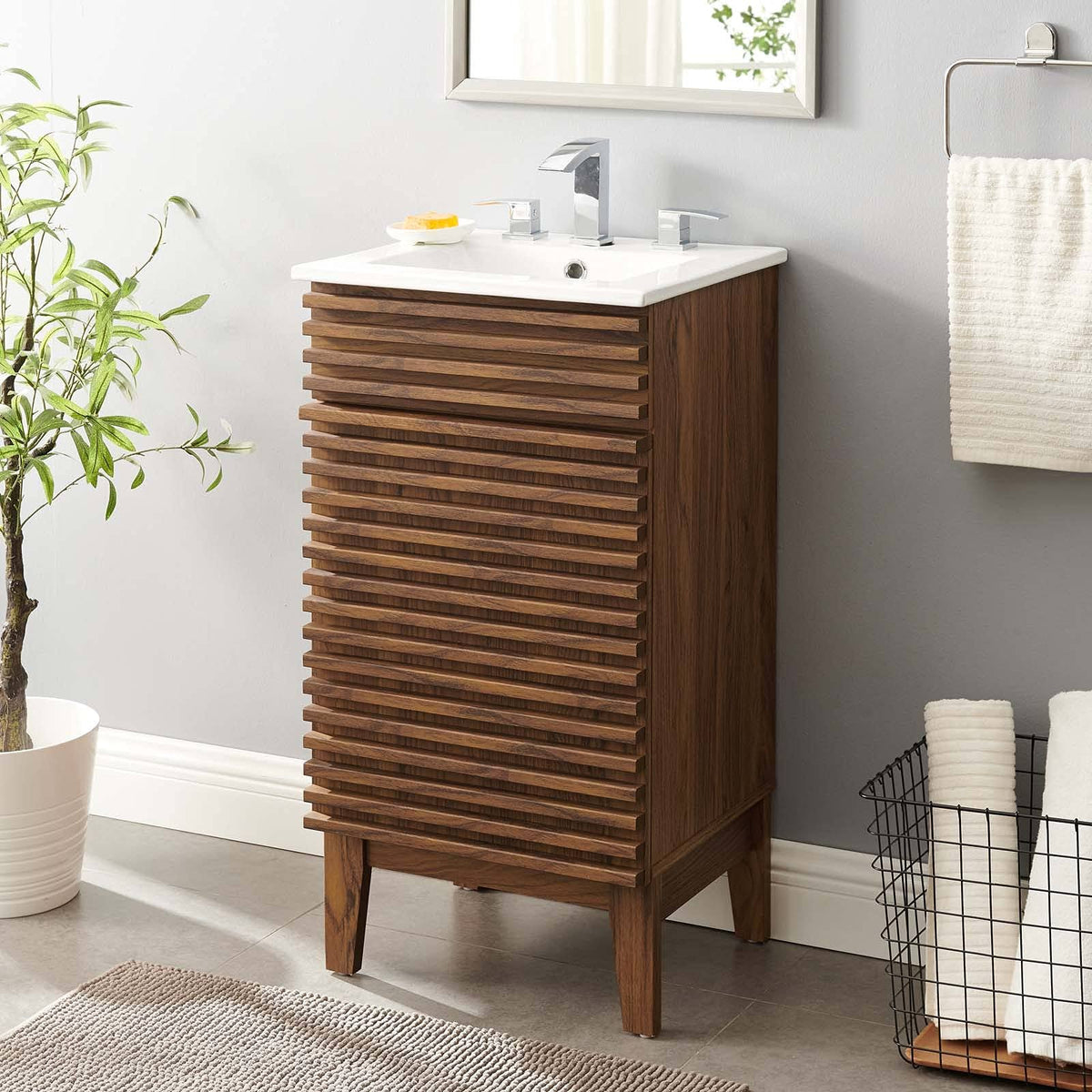 18 inch Bathroom Vanity Cabinet Q842987