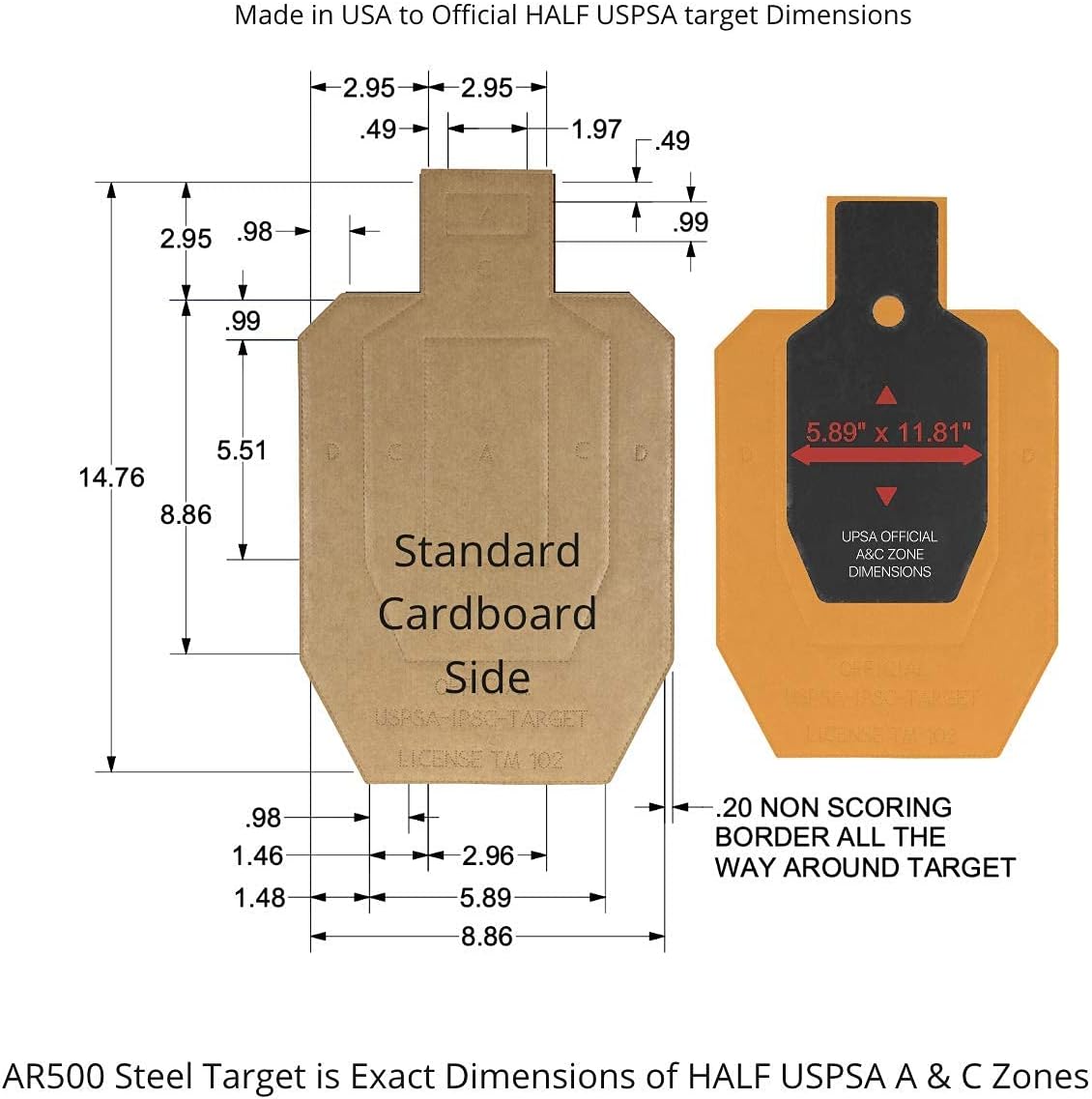 AR500 Steel Targets and 60 Cardboard Shooting Targets I9799