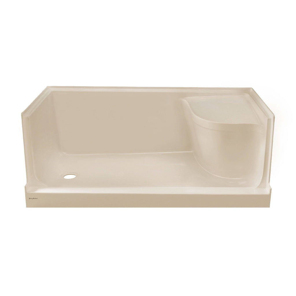 Biscuit Single Threshold Shower Base F59633