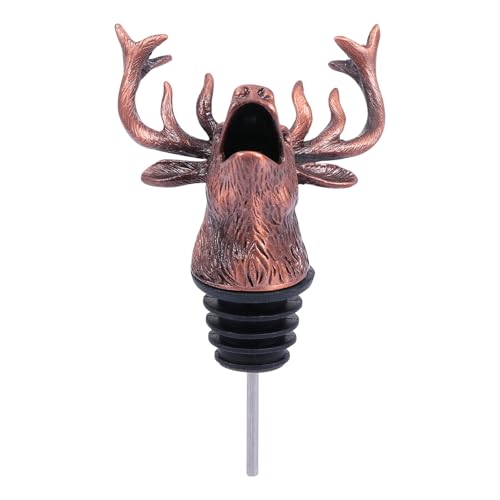 Christmas Wine Aerator Deer Head Wine Pourer Spout D65661
