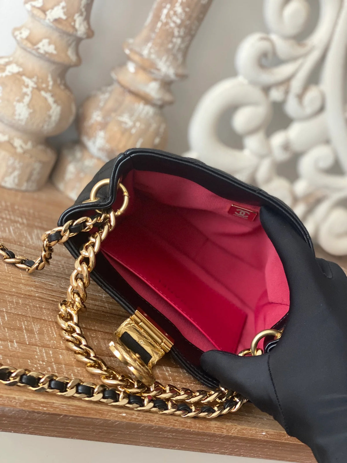 Small Hobo Bag Black A4603