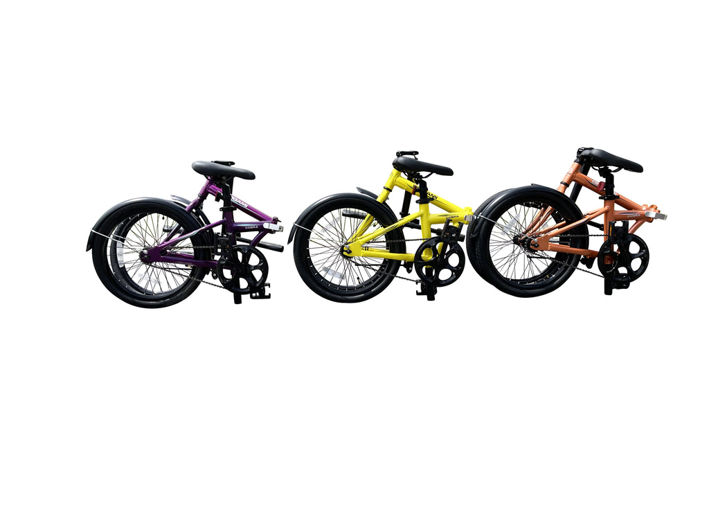 Purple Lightweight Aluminum Folding Bike K626