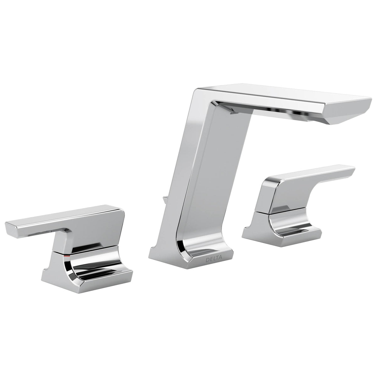 Two Handle Widespread Bathroom Faucet Chrome J36415