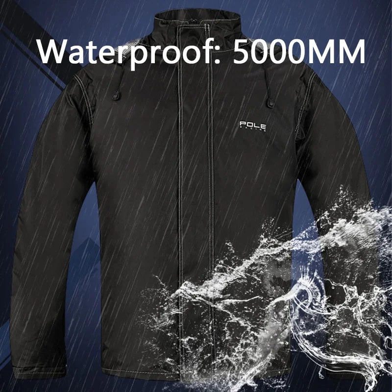 Waterproof Cycling Rain Jacket Trousers Rainwear W5021