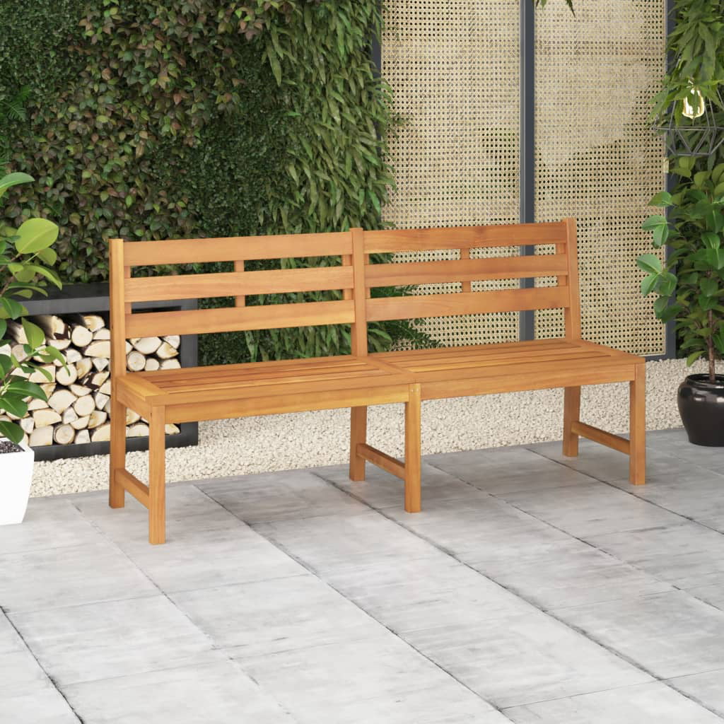 Solid Teak Wood Patio Bench Y93933