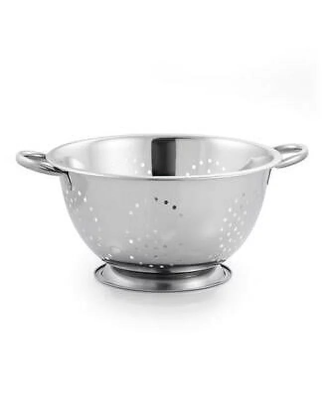 Silver Stainless Steel Colander 5 qt O265595