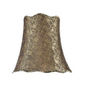 Light Gold Scallop Bell Lamp Shade W478451