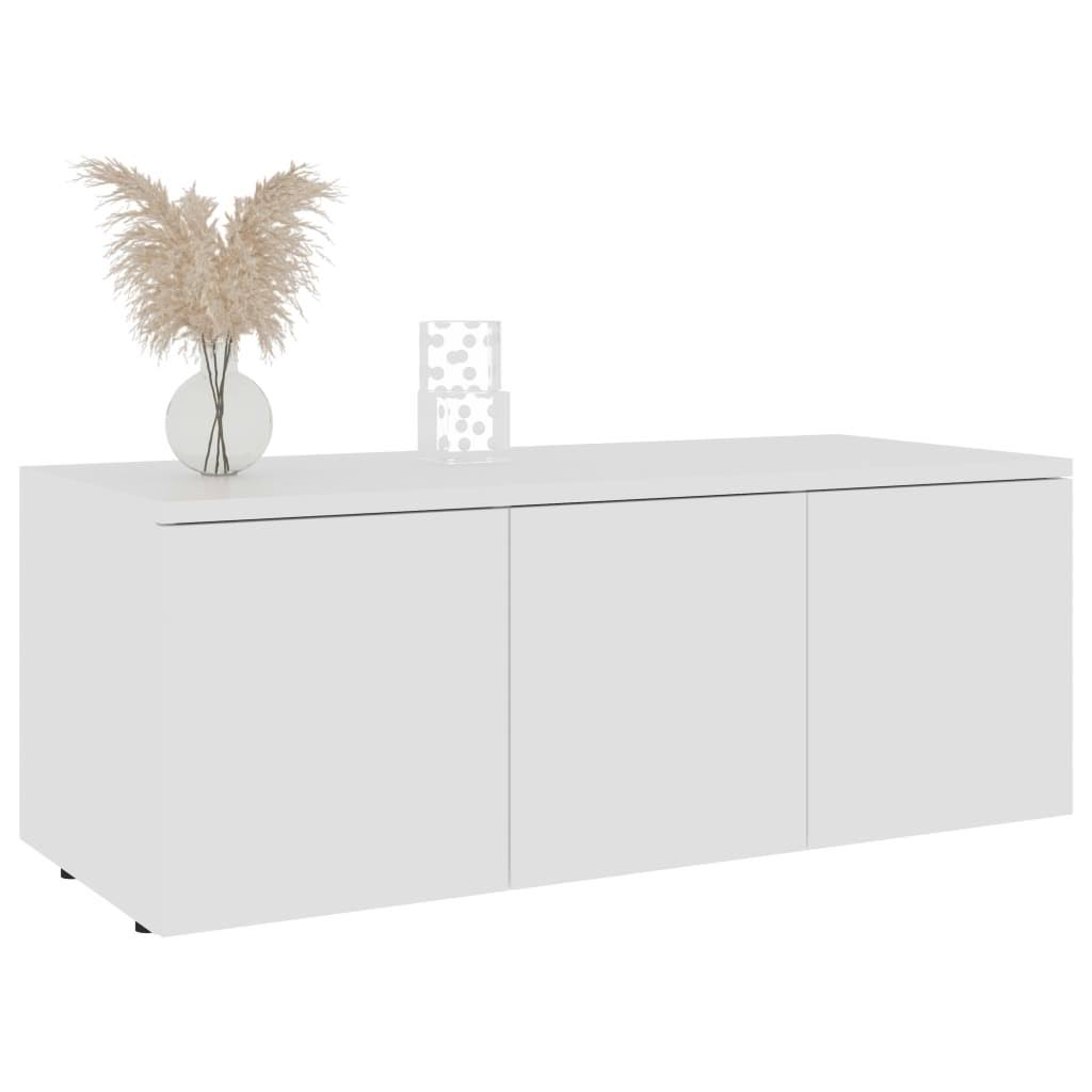 White Chipboard TV Cabinet W29543