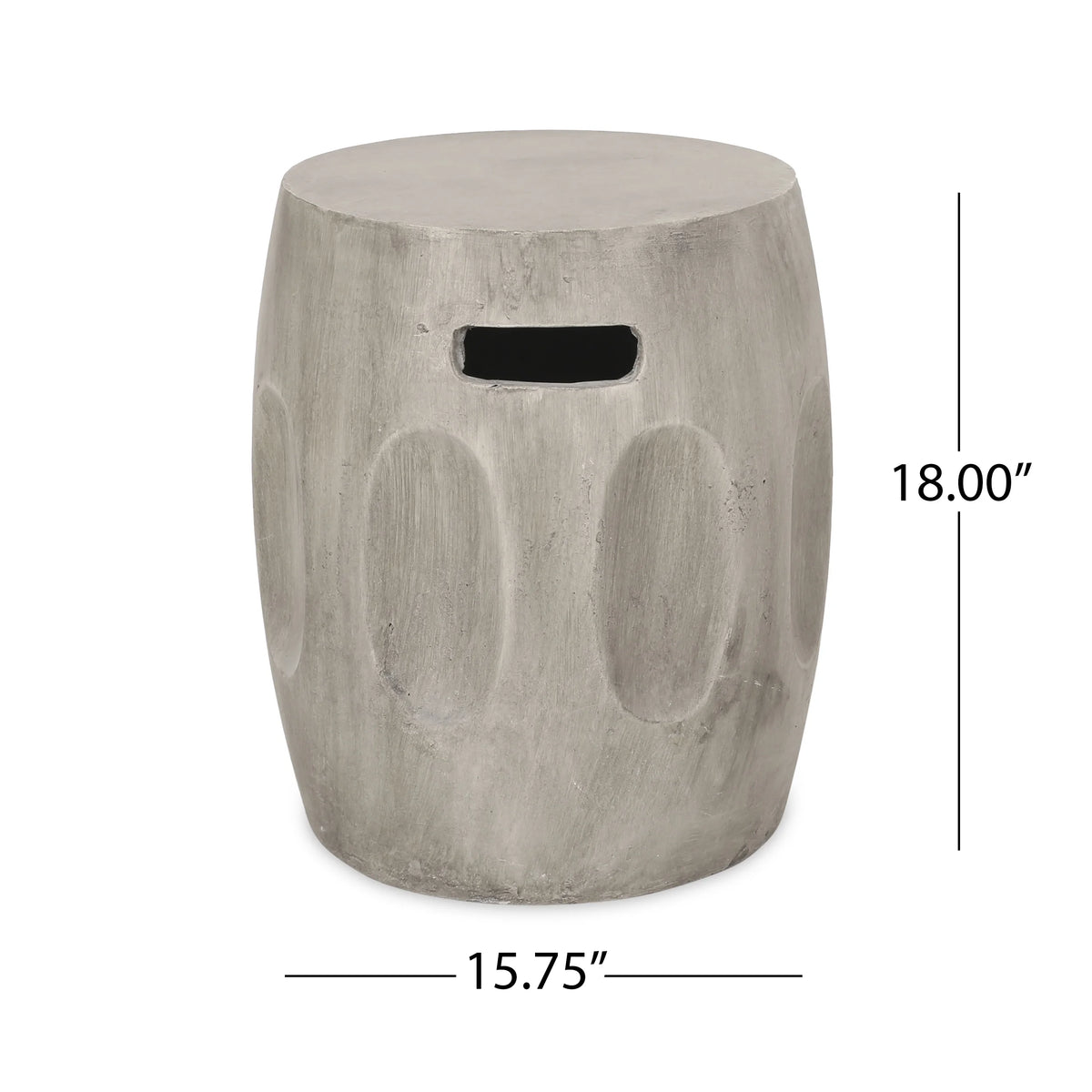 Concrete Accent Side Table Q398
