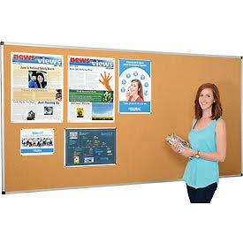 Large Cork Bulletin Board with Aluminum Frame K2308