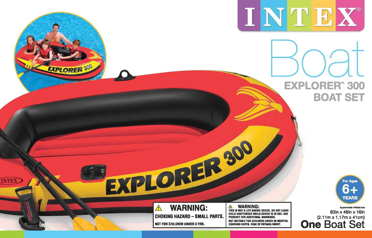3 Person Inflatable Raft Boat with Pump & Oars K758
