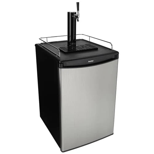 5.4 cft Single Tap Keg Cooler in Stainless B9221