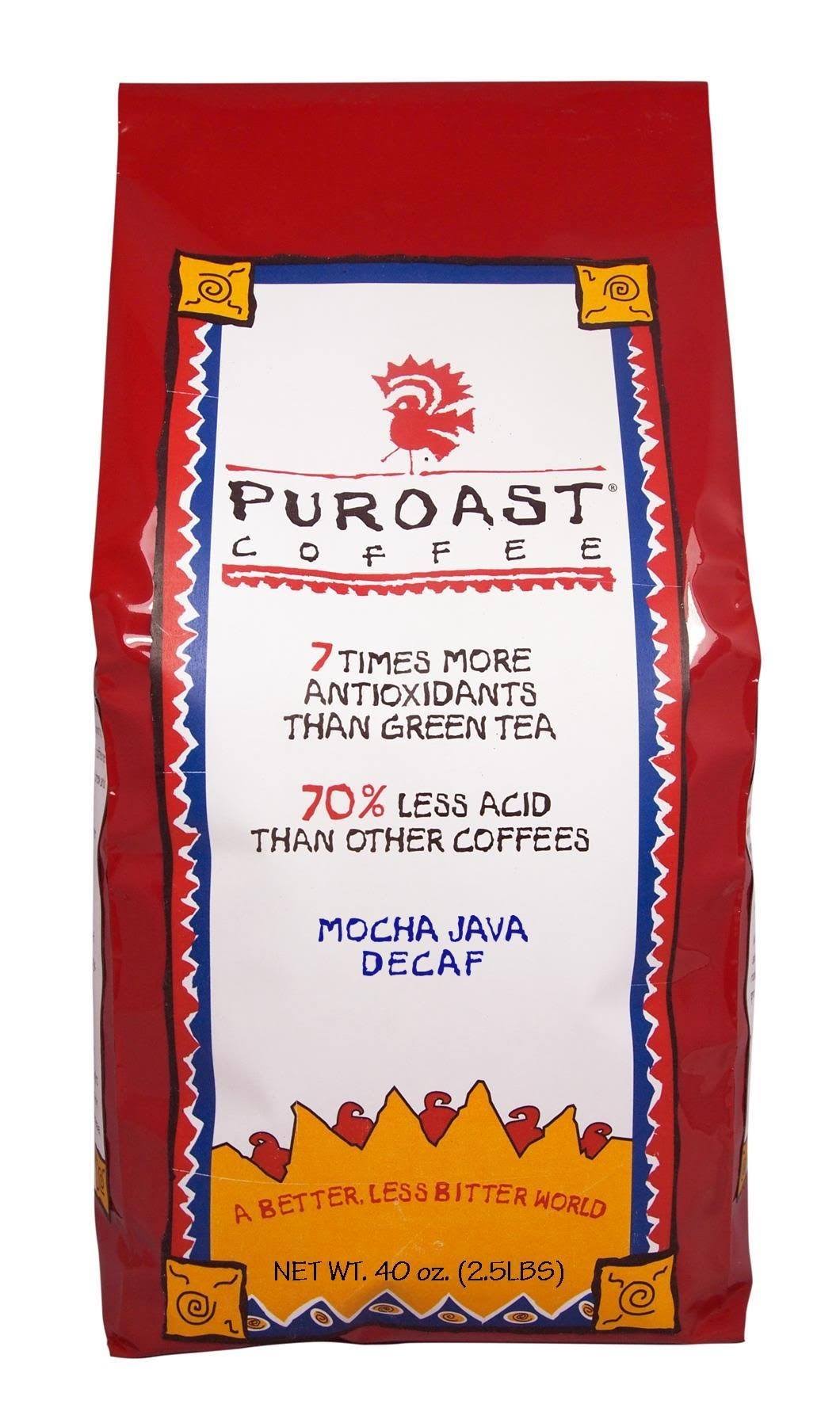 Low Acid Decaf Whole Bean Coffee, 2.5 Pound D8127