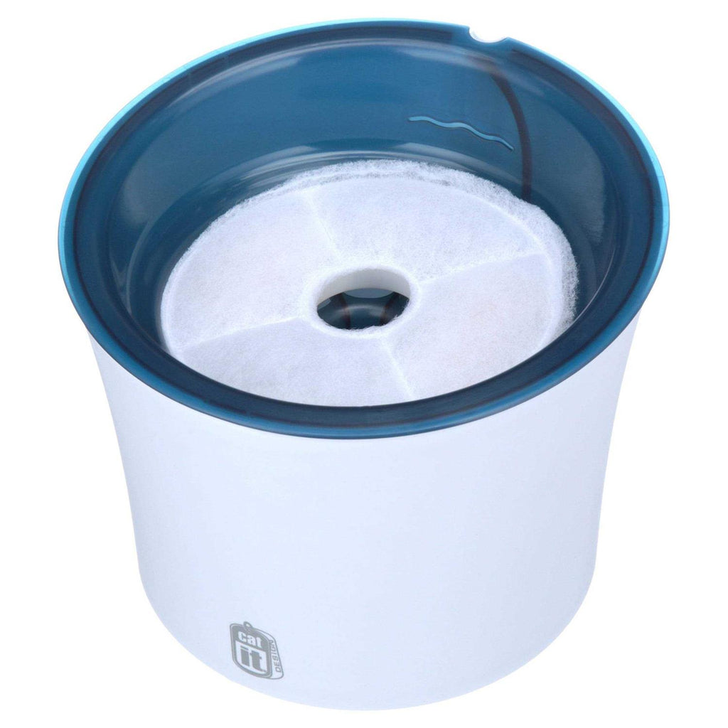 Catit Design Senses Fountain with Water Softening Cartridge N831105