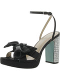 Satin Embellished Heels L479052