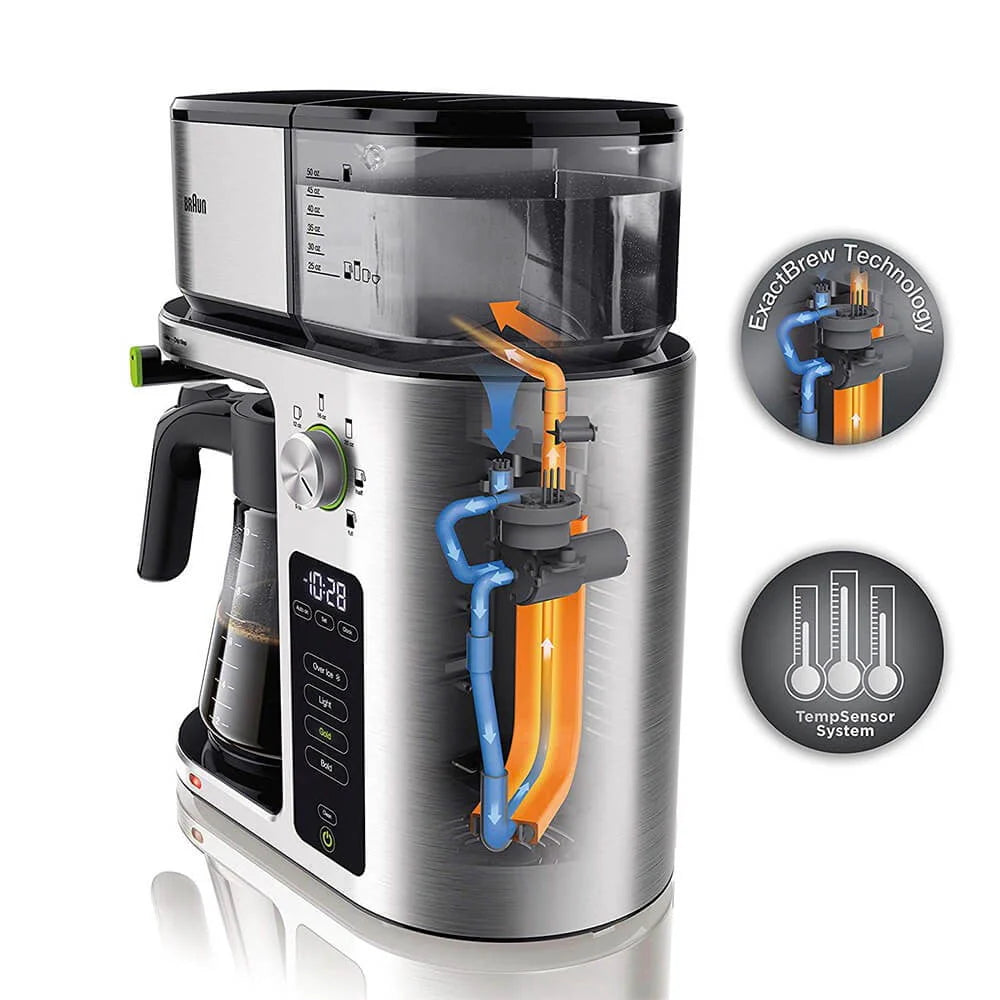 Stainless Steel 10 Cup Drip Coffee Maker F2796