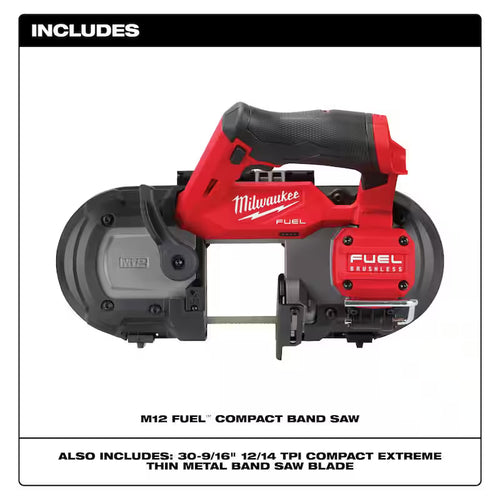 12V Cordless Compact Band Saw with 3.0 Ah Battery Pack B2389
