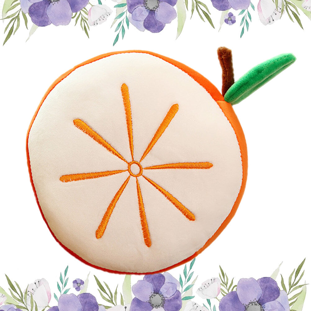 Orange Simulation Lemon Throw Pillow Plush Kids Toy R5639