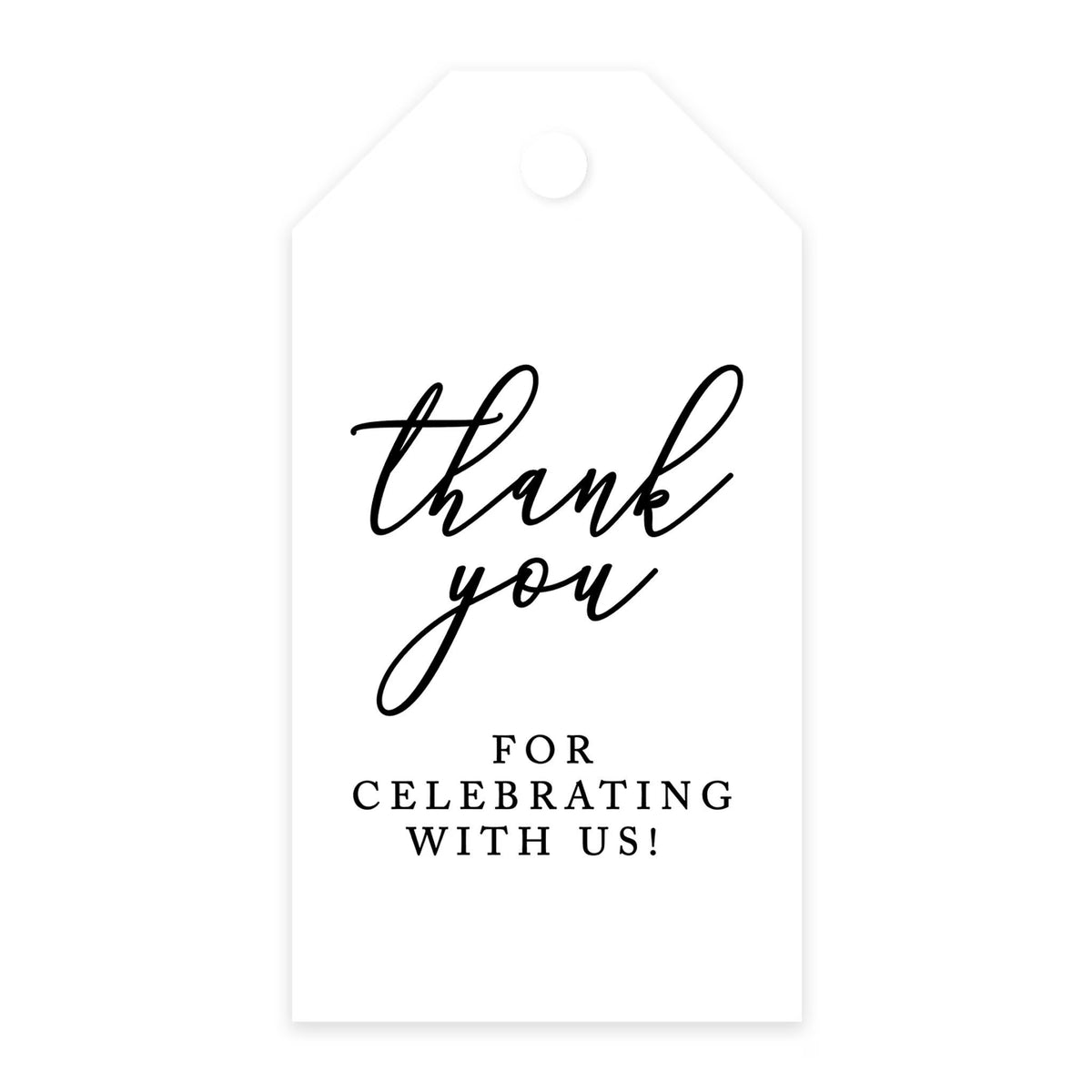100-Pk Cardstock Gift Tags D34611