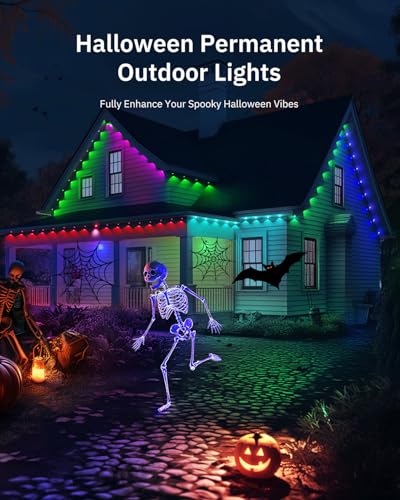 Permanent Outdoor Lights with DIY Colors J47401
