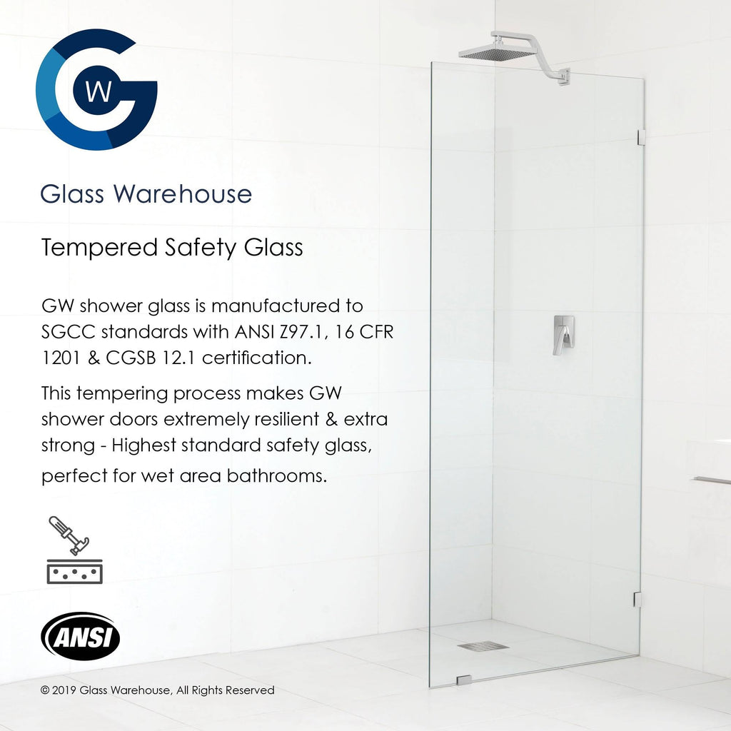 34x22 x 78x22 Frameless Shower Door R717041