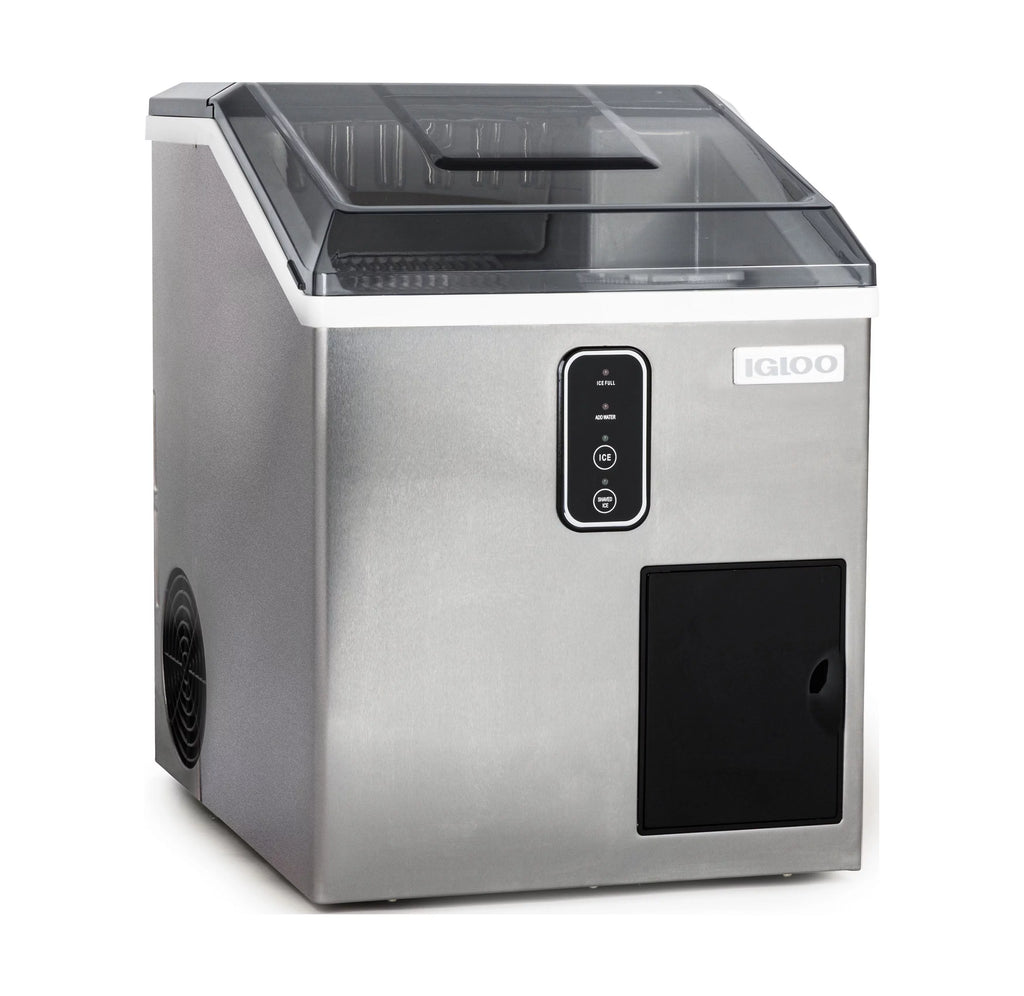 44 lb Stainless Steel Ice Maker and Ice Shaver W860545