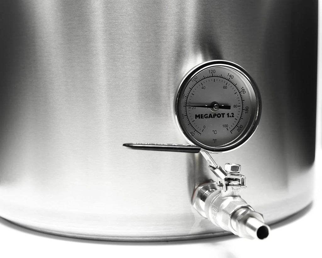 Stainless Steel Brew Kettle With Volume Markings 15 Gallon T13648