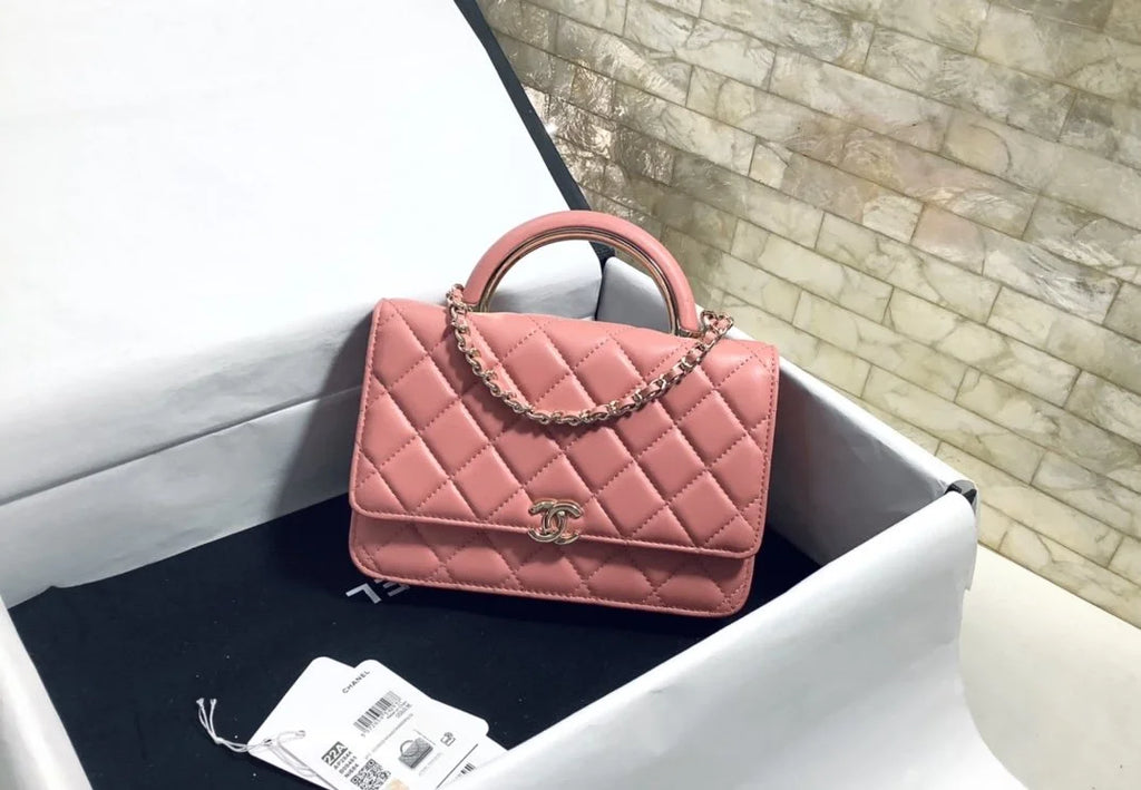 Pink Hand-Held Cross Bag A12932
