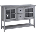 Aged Gray TV Cabinet W1755