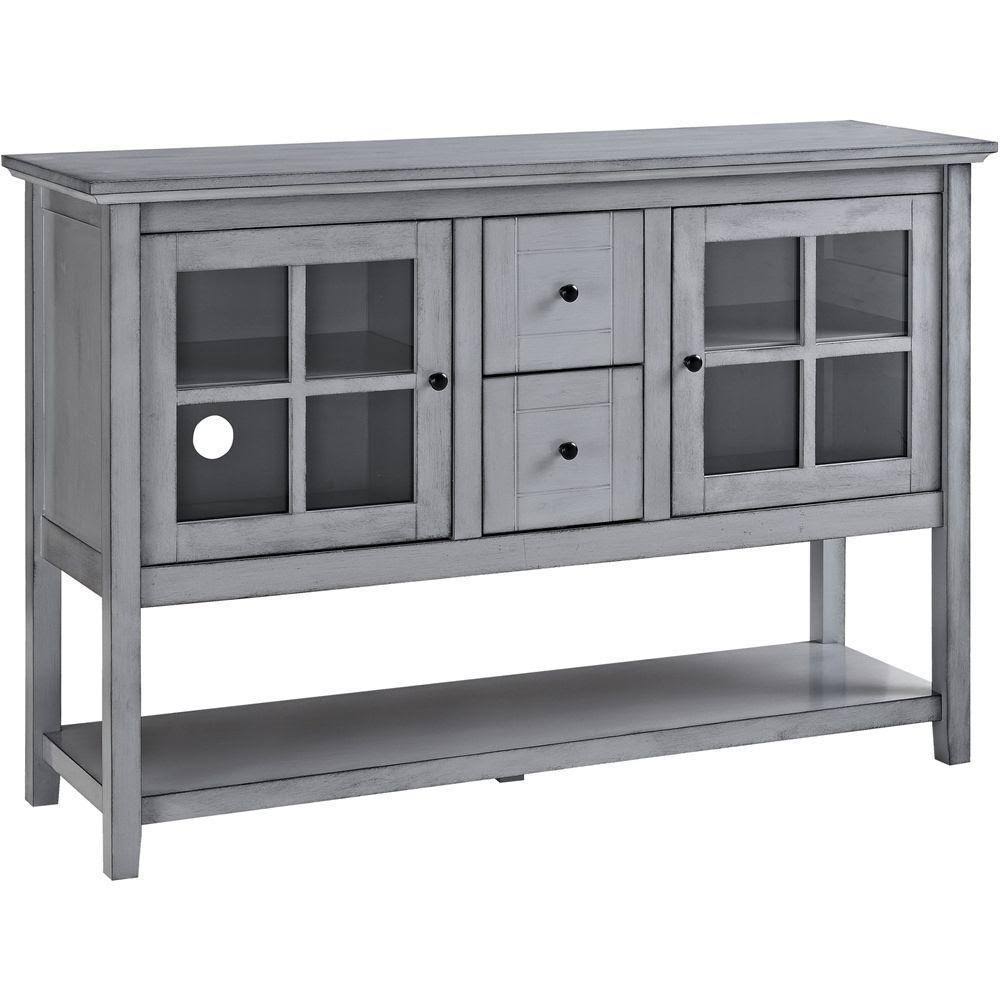 Aged Gray TV Cabinet W1755