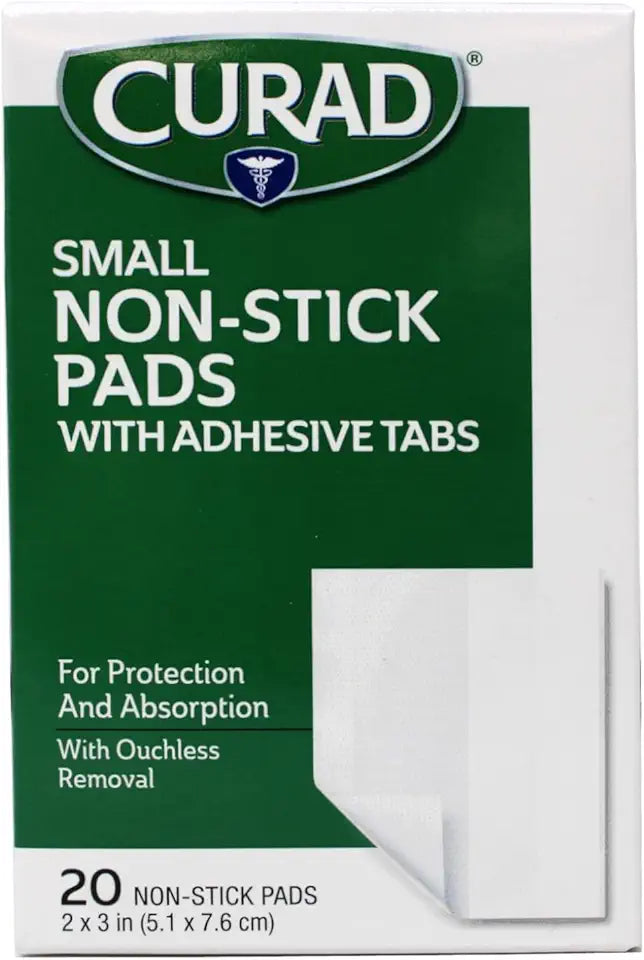 Non-Stick Adhesive Pad 2 Inch x 3 Inch 12 Count V7893