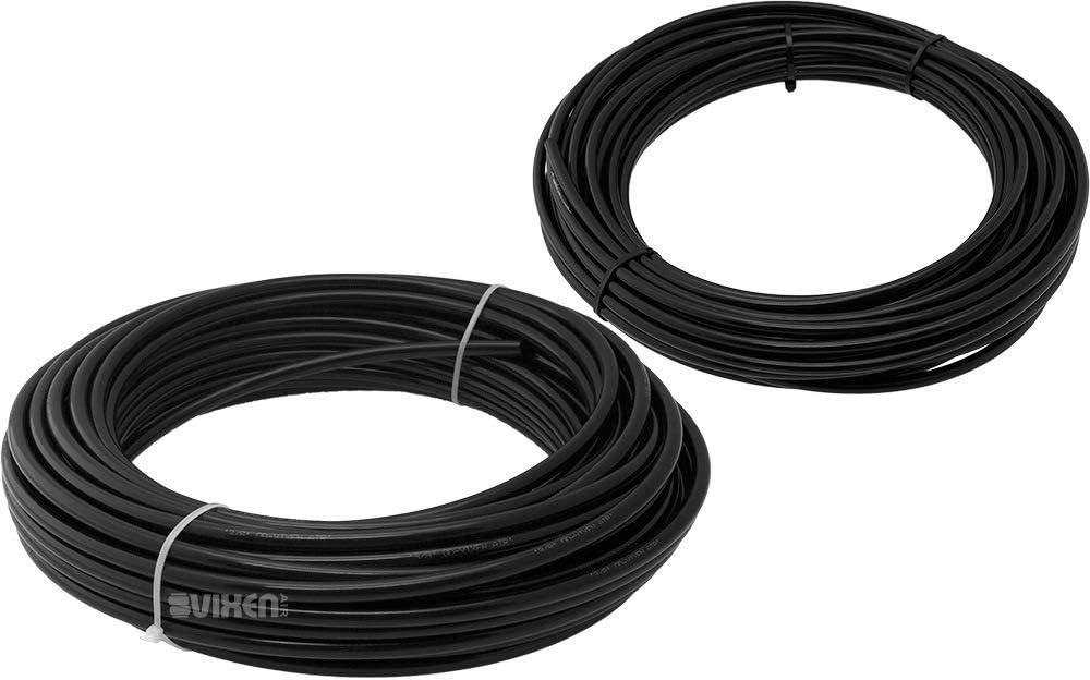 8 Valve Suspension Manifold with Two Dual Needle Black Gauges, 3/8" OD Hose 100 FT, 1/4" OD Hose 50 FT and Fittings E43693