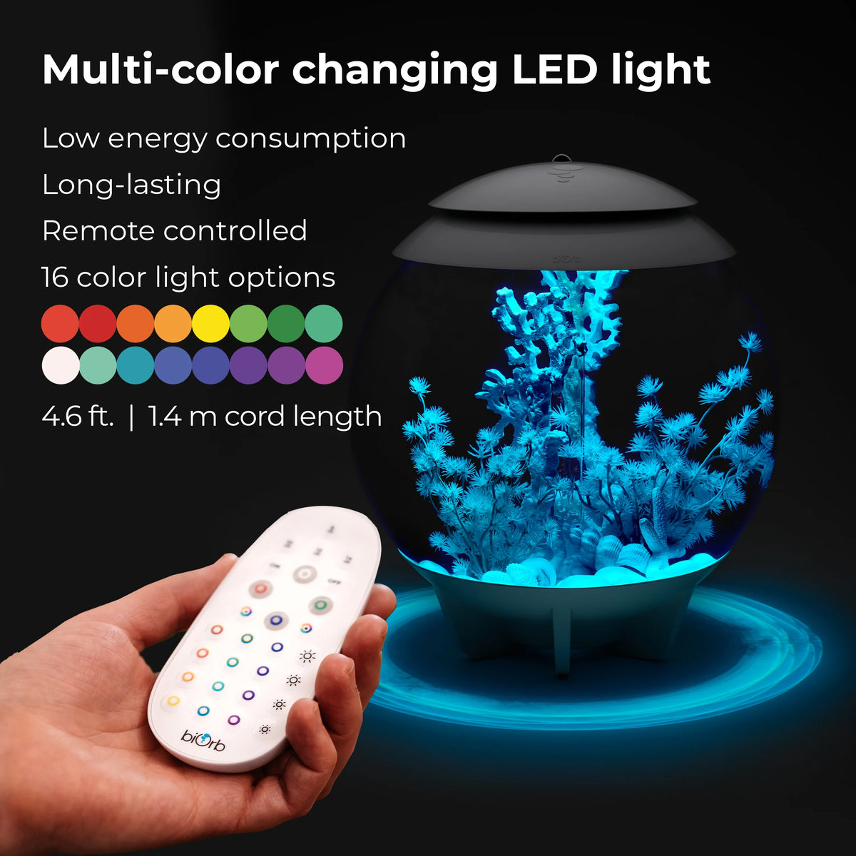 8 gallon Aquarium with MCR Light N99857