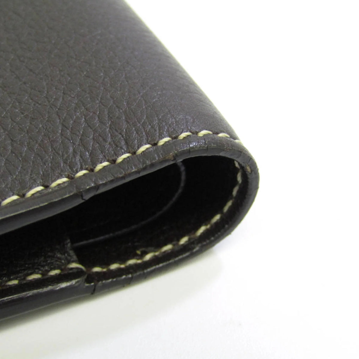 Dark Brown Leather Bi-Fold Wallet R8606