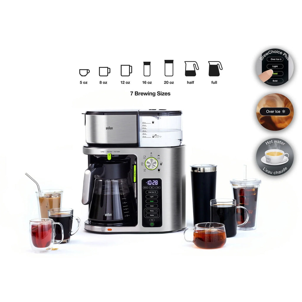 Stainless Steel 10 Cup Drip Coffee Maker F2796