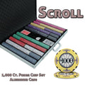 1000 ct Poker Chip Set - Aluminum Case Q487
