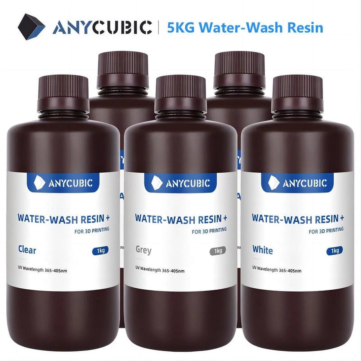 Water Washable 405nm UV-Curing 3D Printer Resin 5KG A297381