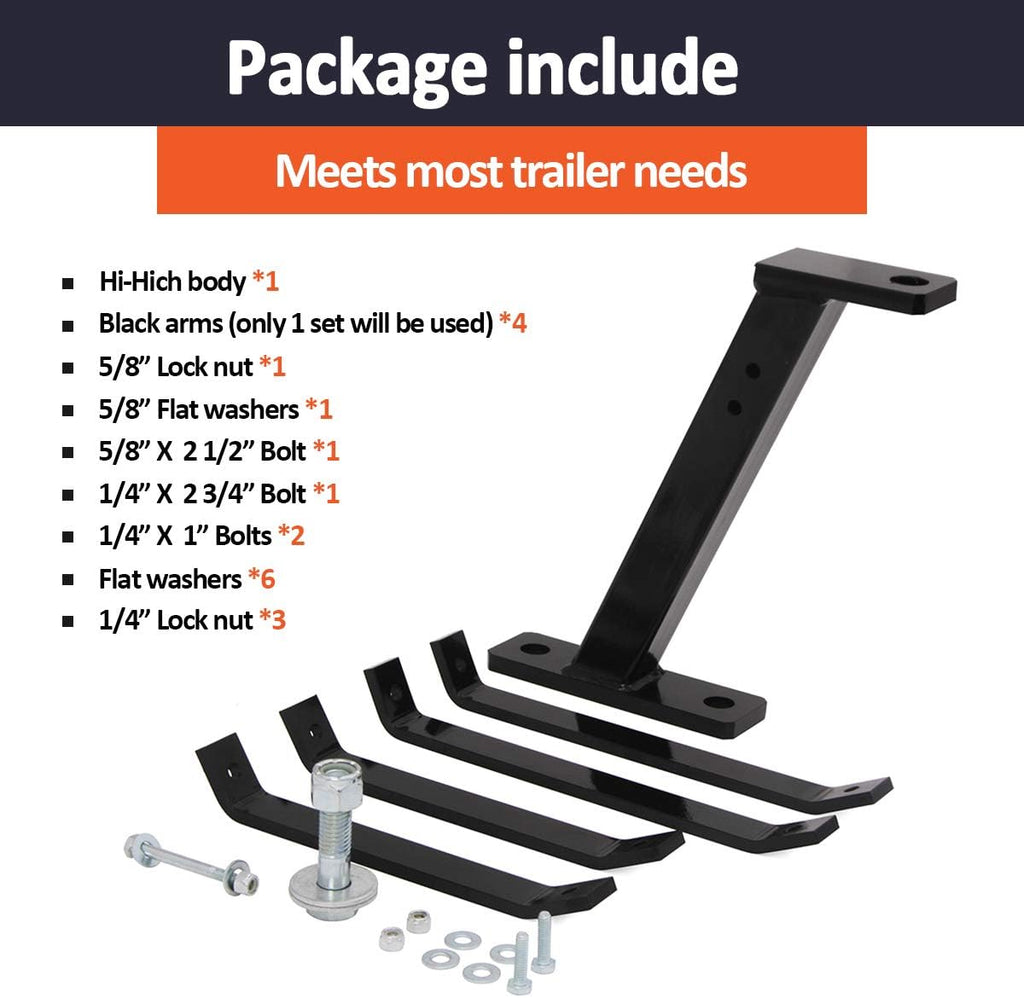 Lawn Mower Trailer Towing Hitch Pack of 2 U125443