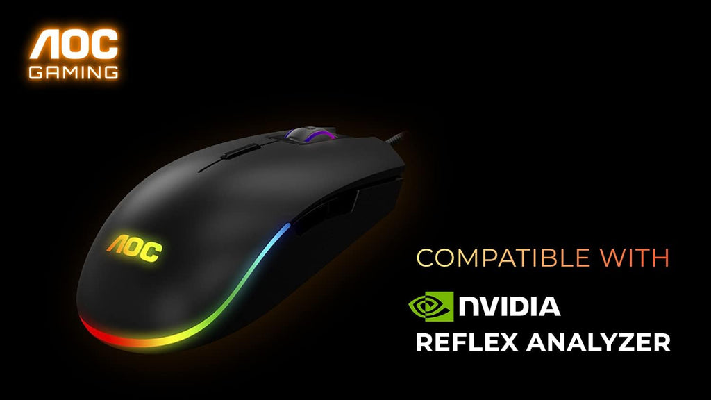 RGB Gaming Mouse with OMRON Switches, 16000 DPI, Adjustable Weight E9590
