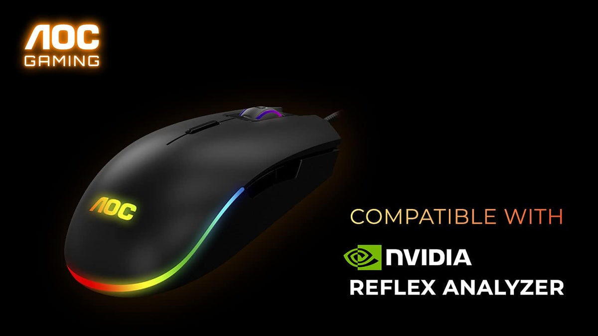 RGB Gaming Mouse with OMRON Switches, 16000 DPI, Adjustable Weight E9590