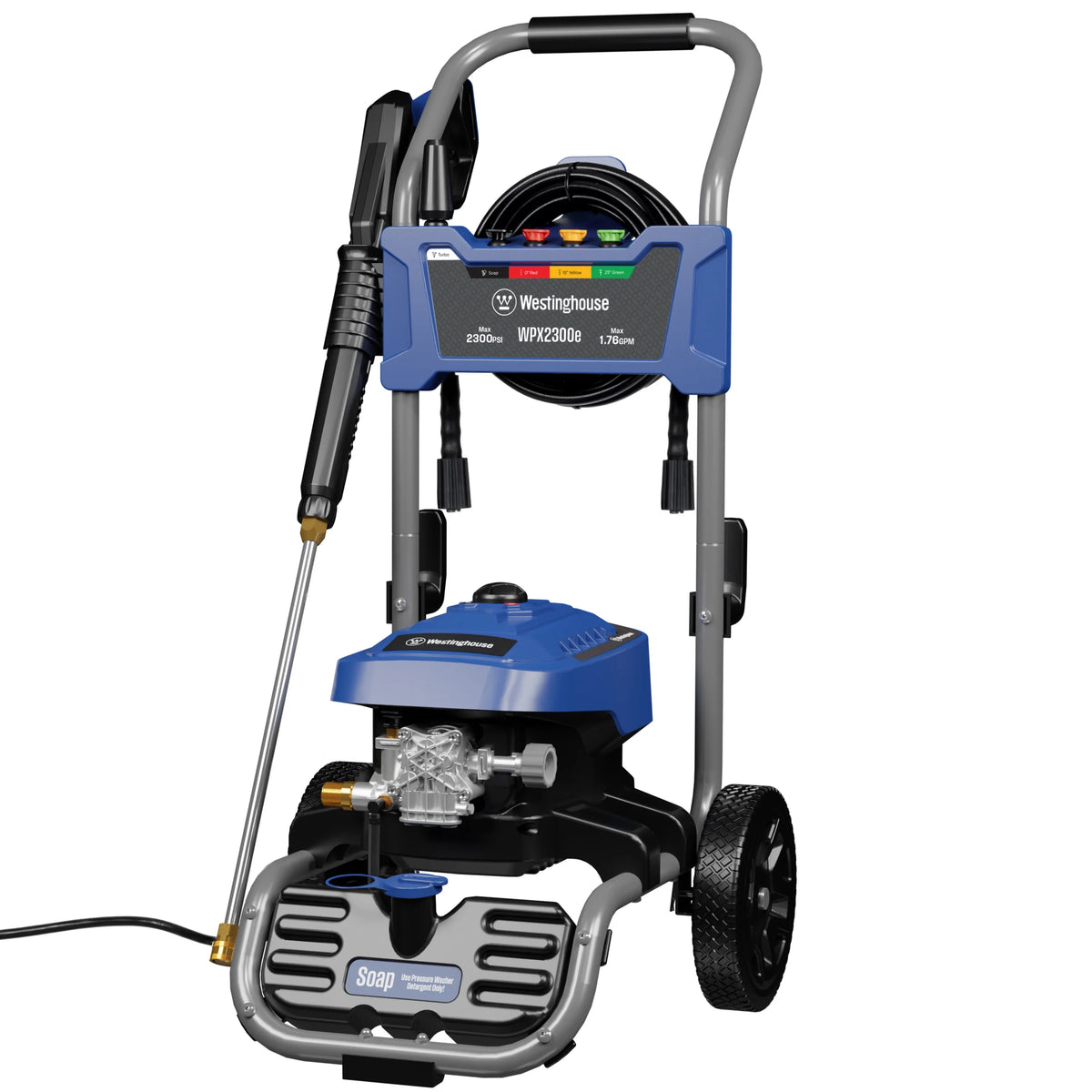 2300-PSI 1.76-GPM Electric Pressure Washer with 5 Nozzles & Soap Tank F44213