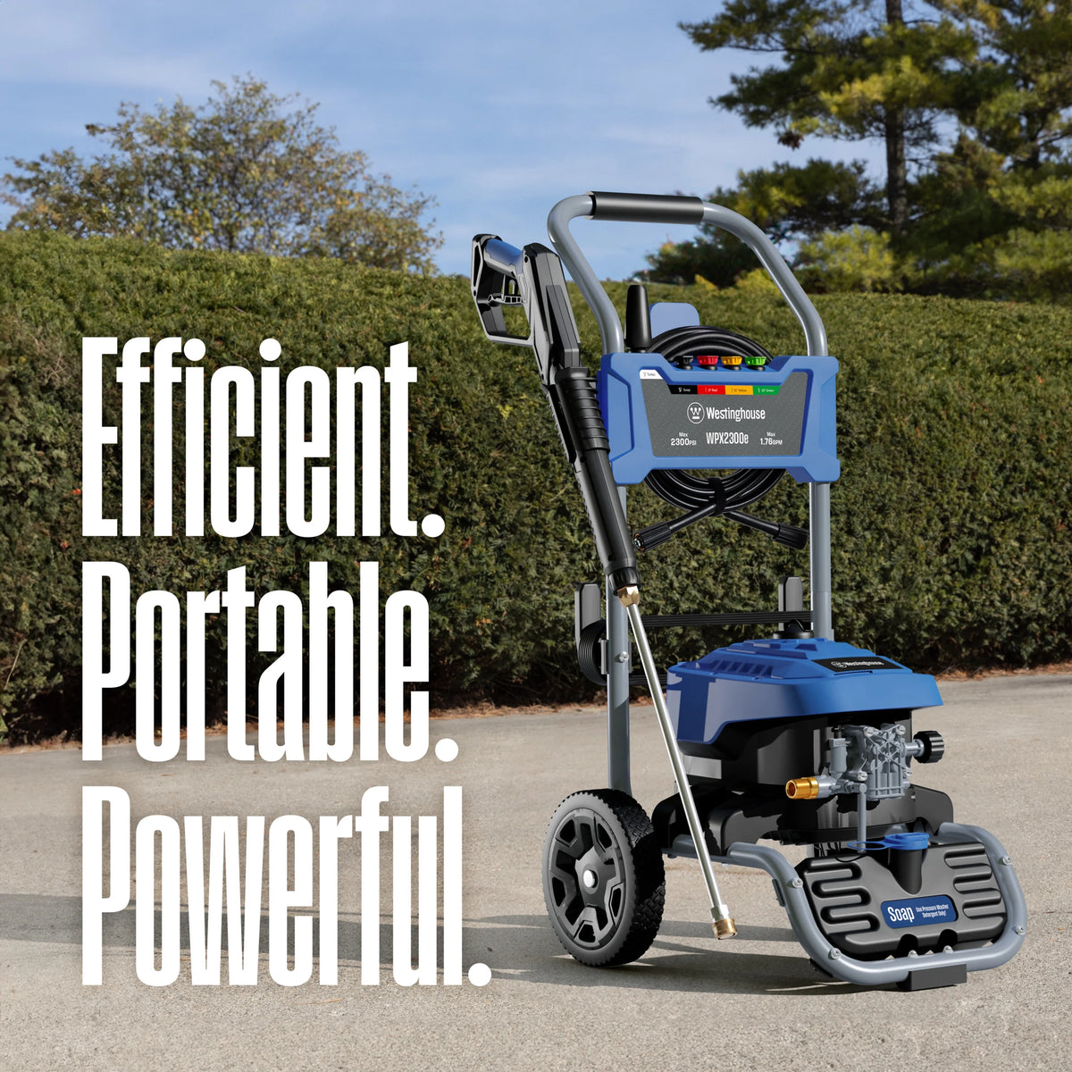 2300-PSI 1.76-GPM Electric Pressure Washer with 5 Nozzles & Soap Tank F44213